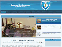 Tablet Screenshot of colegiodelsalvador.edu.ar